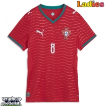Portugal Bruno Fernandes #8 Replica Home Shirt Ladies World Cup 2026 Short Sleeve
